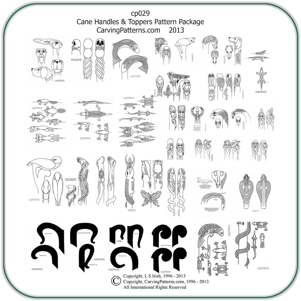 Walking Stick Carving Patterns