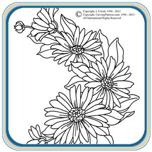 Simple &amp; Realistic Flowers Patterns – Classic Carving Patterns