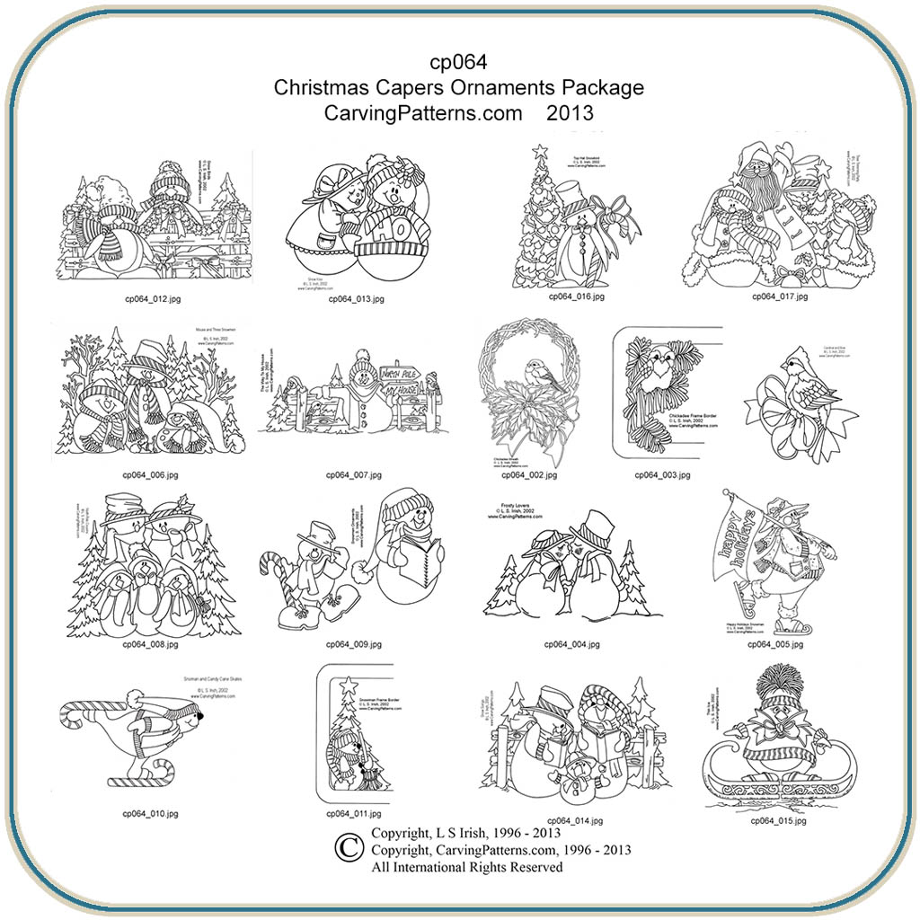 Free Christmas Wood Carving Patterns