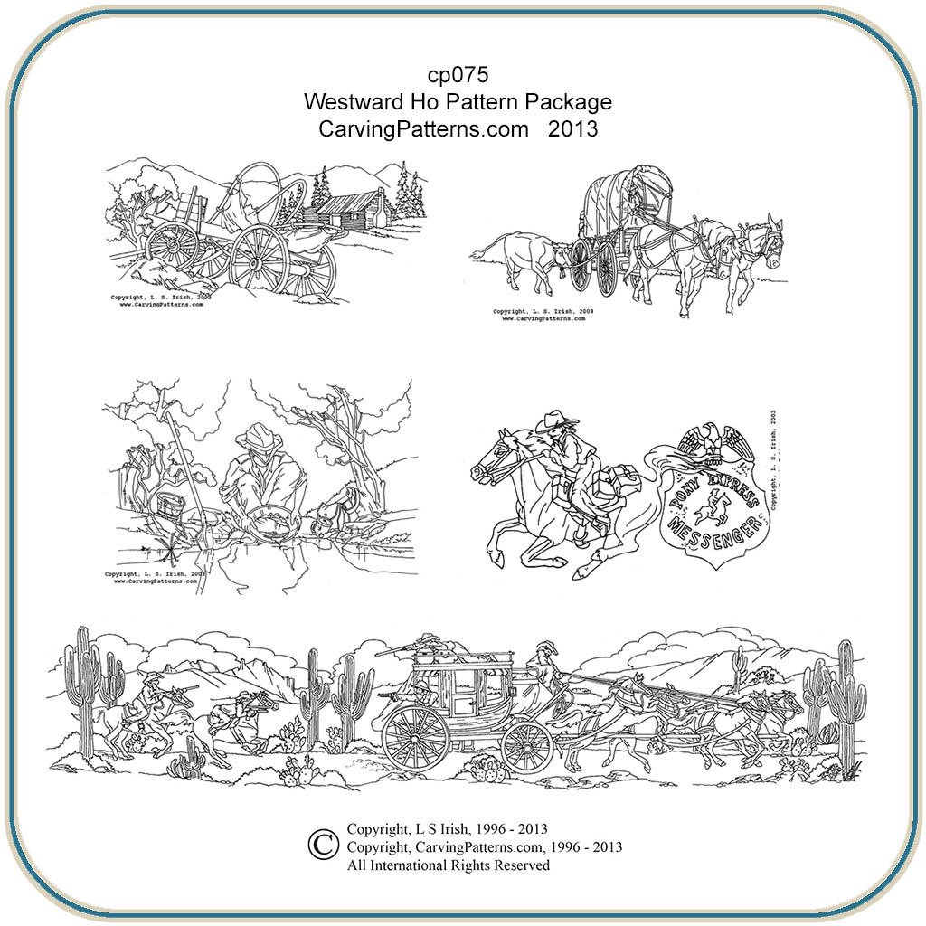 Western Wood Burning Patterns Free