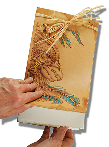 Materials for Pyrography (wood burning): wood, leather, bark, tube