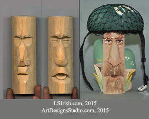 Wood Carving the Human Face, Wood Spirit Carving by Lora Irish