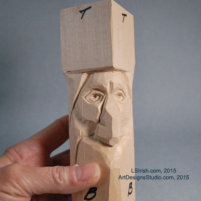 Wood Spirit Carving, 11 Shaping the Features Classic Carving Patterns