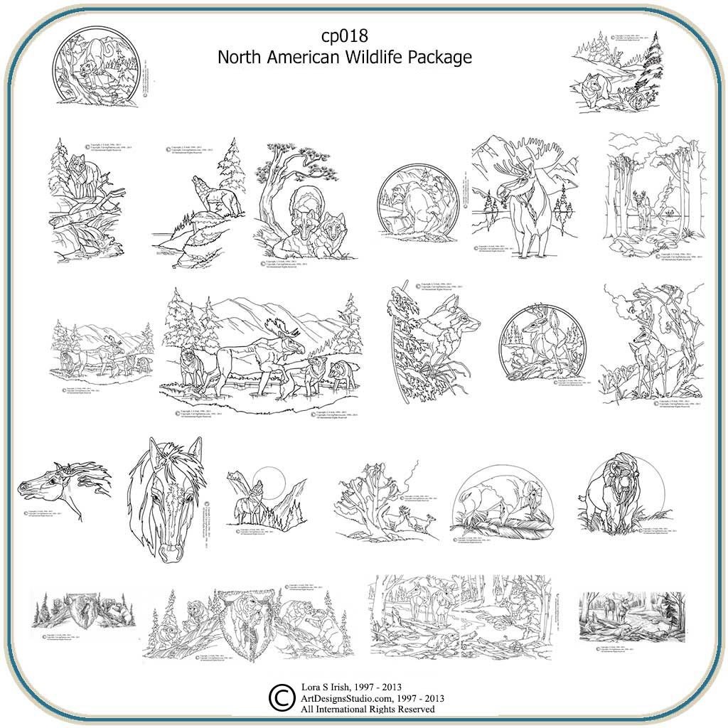 North American Wildlife – Classic Carving Patterns