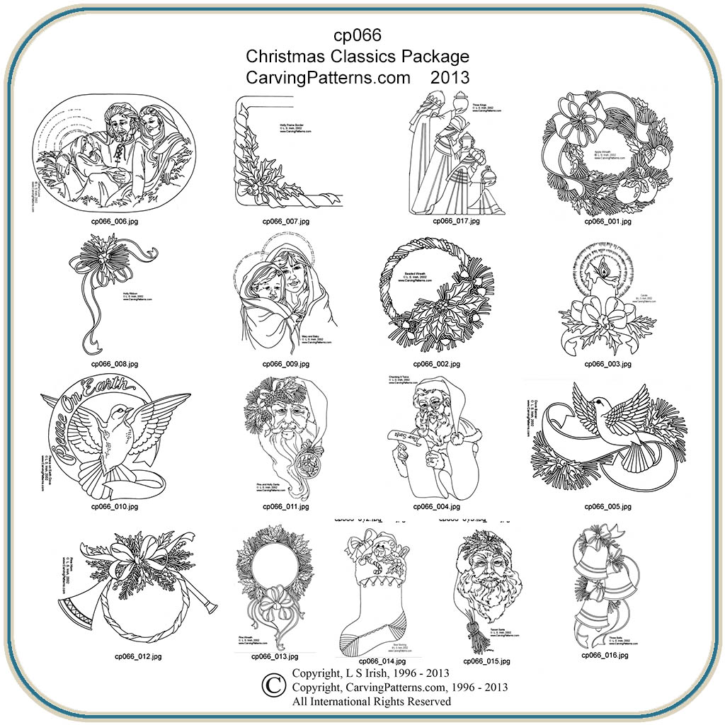 Christmas Classics Patterns – Classic Carving Patterns