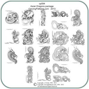 Asian Dragon Patterns